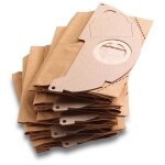 Sachet filtre papier � deux �paisseurs pour karcher wd2200 / a2003 / 2004 / 2054me - paquet de 5 pi�ces ...