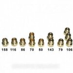 Sachet injecteurs gaz butane propane pour table de cuisson scholtes