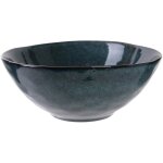 Saladier en gr�s bleu 3 l au gr�s du temps