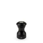 Bistro salière en bois couleur noir 9 cm - 4 Bistro salière en bois couleur noir 9 cm - 4
