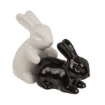 Saliere poivriere lapins 11x4. 5x8cm