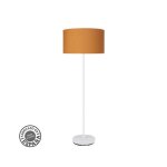 Salon moda pied 1xe27 blanc / orange 163x40x40cm