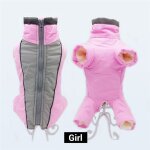 Salopette d'hiver pour chiens, combinaison chaude impermable pour animaux de compagnie, pantalon homme ...