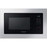 Samsung ms23a7013at - four micro - ondes monofonction - encastrable - 23 litres - 800 watt - noir / inox ...