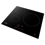 Table de cuisson � induction samsung nz63m3nm1bb - 3 plaques de cuisson - niche - largeur : 56 cm - profondeur ...