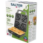 Sandwich toaster  non - stick deep fill toastie maker, cook 4 toasted sandwiches together, extra thick ...