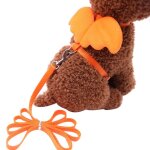 Sangle de poitrine en ulen nylon solide, mini animal de compagnie mignon, chat, chien, sfp avec ailes ...
