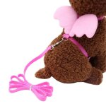Sangle de poitrine en ulen nylon solide, mini animal de compagnie mignon, chat, chien, sfp avec ailes ...