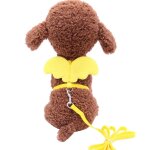 Sangle de poitrine en ulen nylon solide, mini animal de compagnie mignon, chat, chien, sfp avec ailes ...
