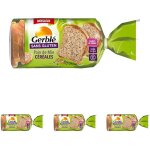 Sans gluten, pain de mie aux crales et aux graines, farine de soja, 14 tranches, 400 g, 206011 (lot ...