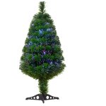 Sapin de no�l artificiel fibre optique led multicolore h90 cm