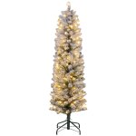 Sapin de no�l artificiel led enneig� h. 150 cm 263 branches