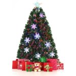 Sapin de no�l artificiel led lumineux 180cm en fibre optique sapin artificiel new york lumi�re � variation ...