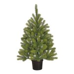 Sapin de no�l artificiel en pot h90
