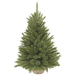 Sapin de no�l artificiel avec toile de jute h90