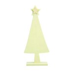 Sapin de noel en bois 23x9, 5x5 cm