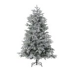 Sapin de nol recouvert de neige artificielle 180 cm bassie