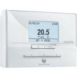 Saunier duval - 0020118088 - r�gulateur de temp�rature avec programmateur hebdomadaire exaco ntrol e7 ...