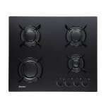 Sauter - table de cuisson gaz 60cm 4 feux noir spg3465b