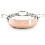 Sautoir cuivre prima matera a couv. induction � 20cm