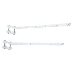Sauvic s�choir a linge balcon adaptable a toutes les balustrades - blanc