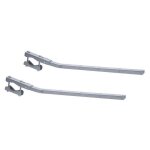 Sauvic s�choir a linge balcon adaptable a toutes les balustrades et rabattable - gris