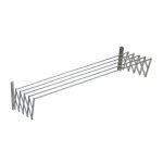 Sauvic schoir a linge extensible en aluminium - 120 cm