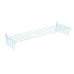 Sauvic schoir a linge extensible plastifi 80 cm - blanc