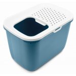 Savic - maison de toilette hop in. entr�e par dessus 58 x 39 x 40 cm. bleu . pour chat - va - 14101