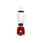 Schneider feeling's vintage scbl15r - bol mixeur blender - 1. 5 litres - 800 watt - rouge