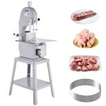 Scie  os commerciale - vevor - 300 kg - h 1500 w scie  ruban de boucher electrique