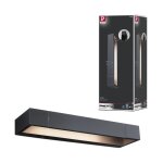 Sdb applique led lucille 400mm 11, 5w 1200lm 2700k 3stepdim noir ip44
