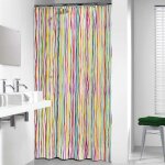 Sealskin rideau de douche rigato 180x200 cm multicolore