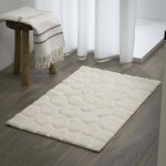 Sealskin tapis de bain pebbles coton 60x90 cm ivoire