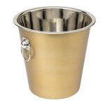 Seau a champagne inox 21. 5cm or