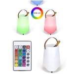 Seau a champagne lumineux - livoo - 12 led rgb - 16 couleurs - autonomie 10h - t�l�commande incluse