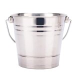 Seau a glace en acier inoxydable, refroidisseur de boisson, porte - champagne, conteneur cadeau
