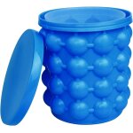 Seau a glace en silicone alimentaire 2 - en - 1 avec compartiment interne pour 120 glacons idal pour ...