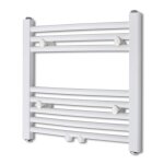 Sèche - serviettes chauffage central incurvé 480x480mm + connecteurs Sèche - serviettes chauffage central incurvé 480x480mm + connecteurs