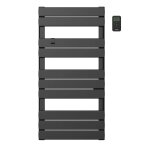 Sèche - serviette électrique sans fluide 500w h. 101xl50cm bestherm anis noir Sèche - serviette électrique sans fluide 500w h. 101xl50cm bestherm anis noir