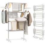 S�choir � linge �tendoir pliable ailes lat�rales sur 4 niveaux