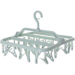 S�choir � linge pliable avec 32 pinces, pour chaussettes, sous - v�tements et petits v�tements.