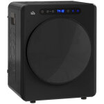 S�choir linge portable - 1000w 4kg - timer - 6 modes - installation murale ou � poser - noir