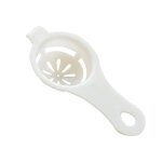 S�parateur d'�ufs portable, s�parateur d'�ufs en plastique avec base collecteur, attrape - jaune, gadgets ...
