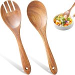Sept - lot de 2 couverts a salade en bois d'olivier de 26 cm - fourchette a salade et cuillère a salade ... Sept - lot de 2 couverts a salade en bois d'olivier de 26 cm - fourchette a salade et cuillère a salade ...