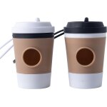 Sept - lot de 2 distributeur de sac a crottes pour chien, distributeur de sac de fumier de chien con ...