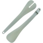 Sept - 682362 couverts a salade clipsables, lot de couverts a salade, cuillre a salade, plastique, vert ...
