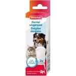 Sept - beaphar  brosse a dents doigtier en tissu pour chien et chat  doux et souple  pratique et facile ...