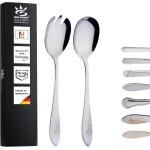 Sept - gehring solingen flower couverts a salade 2 pièces i couverts en acier inoxydable i cuillère a ... Sept - gehring solingen flower couverts a salade 2 pièces i couverts en acier inoxydable i cuillère a ...