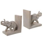 Serre - livre lphants en rsine beige